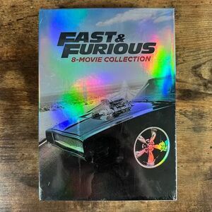 SEALED Fast & Furious 8 Movie Collection DVD Set w/ Slipcover + Bonus Disc NEW